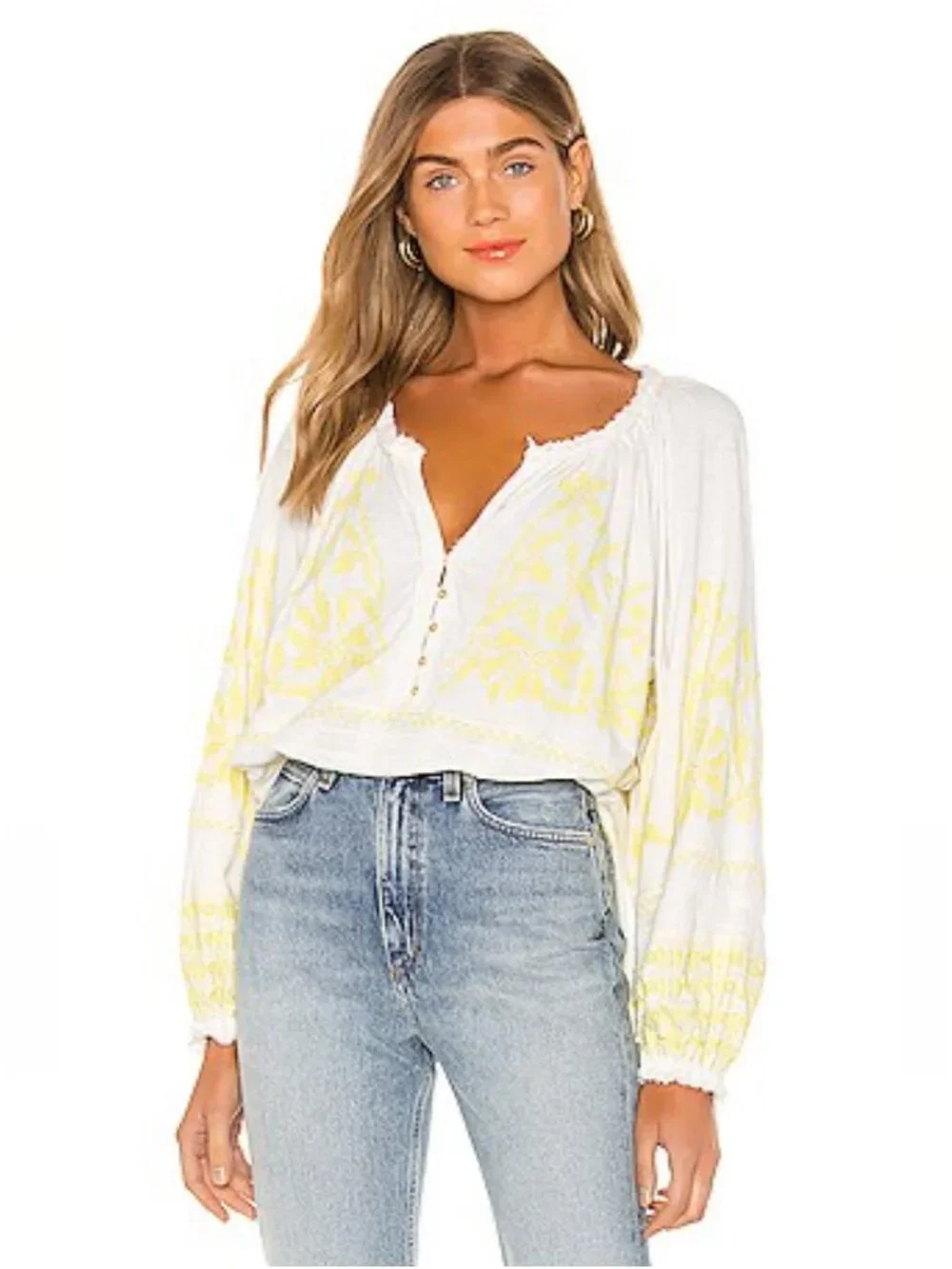Free People Persuasion Peasant Blouse